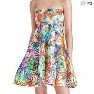 Steve Madden Multicolor Tropical Mini Dress